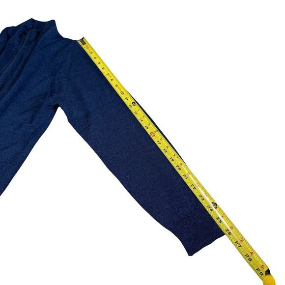Toscano Firenze Marino Wool Blue Sweater Italy Preppy Prep Light Academia Nerd - Picture 7 of 7